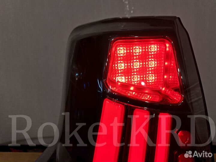 Задние фонари prado 150 Стиль Lexus Дымчат