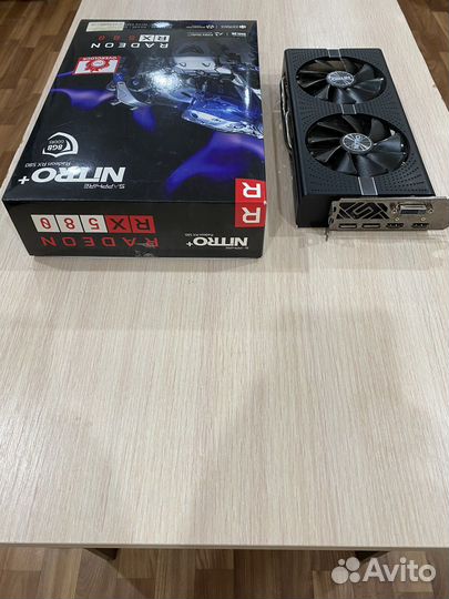 Sapphire AMD Radeon RX 580 nitro+ OC 8 Гб
