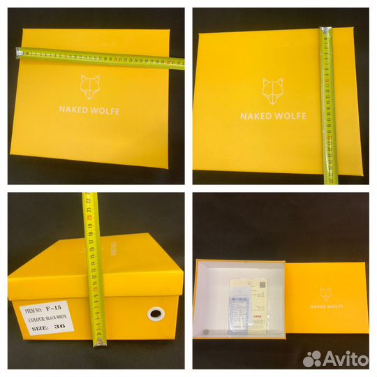 Брендовая коробка Dior, Fendi, Naked Wolfe