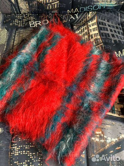 Мужские шарфы мохеровые