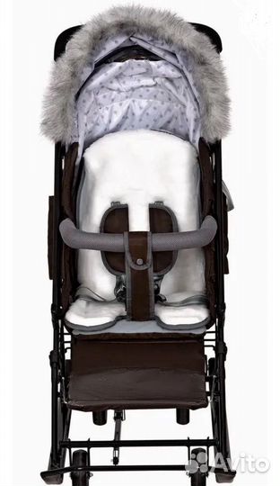 Санки коляска детские зимняя 2 в 1 Ника