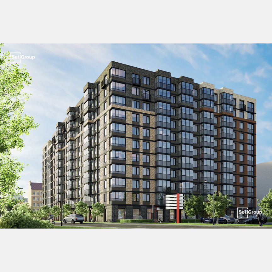 3-к. квартира, 76,3 м², 1/12 эт.