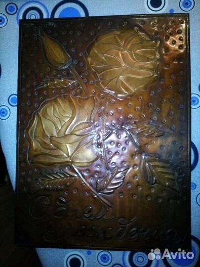 Картины и чеканки, картины из дерева