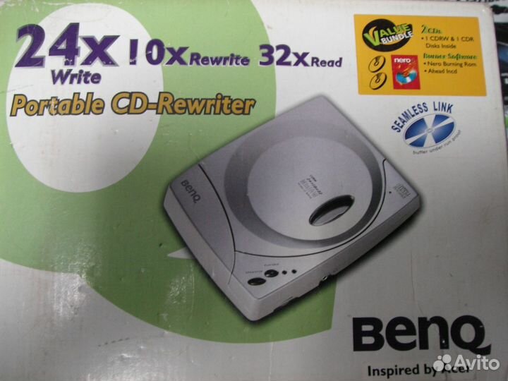 Внешний привод Benq CD-RW