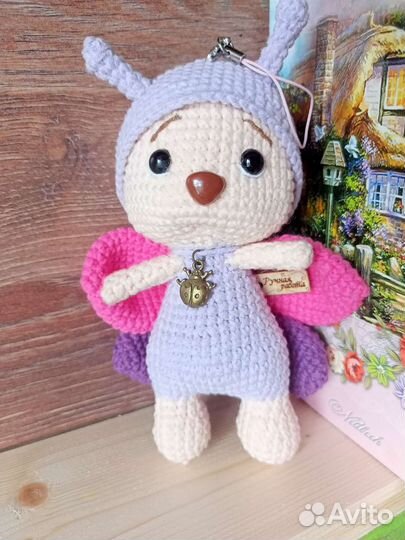 Игрушка бабочка, подвеска, брелок