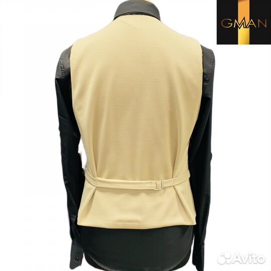 Мужской костюм беж, свадебный костюм