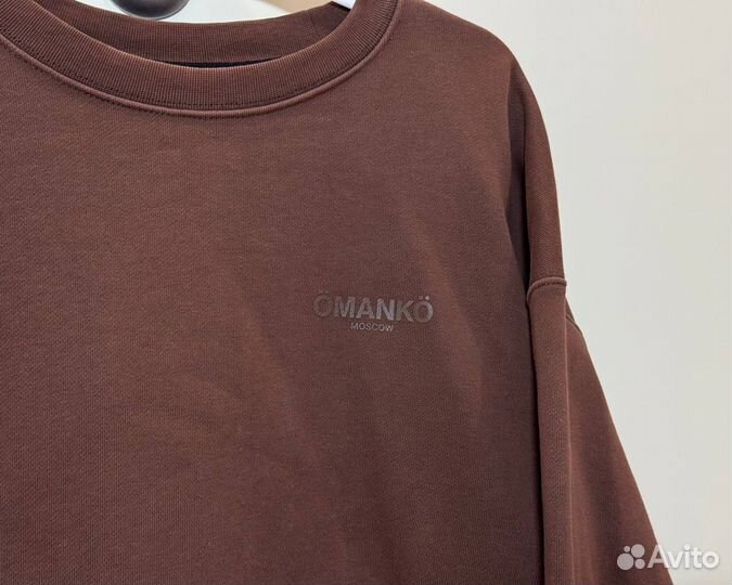 Свитшот Omanko коричневый