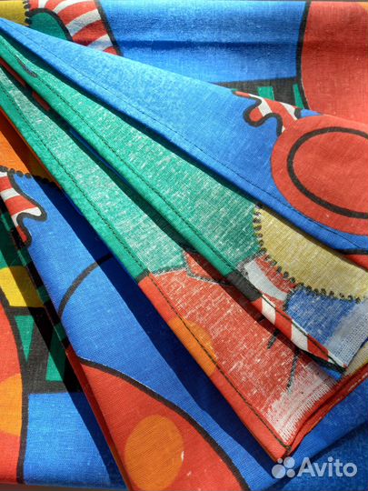 Простынь х/б и скатерть льняная