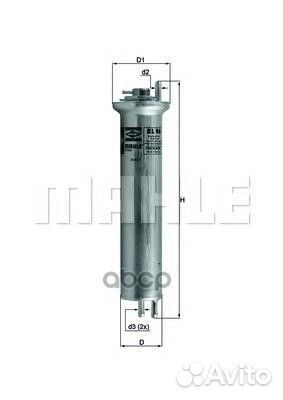Фильтр топливный kl96 Mahle/Knecht