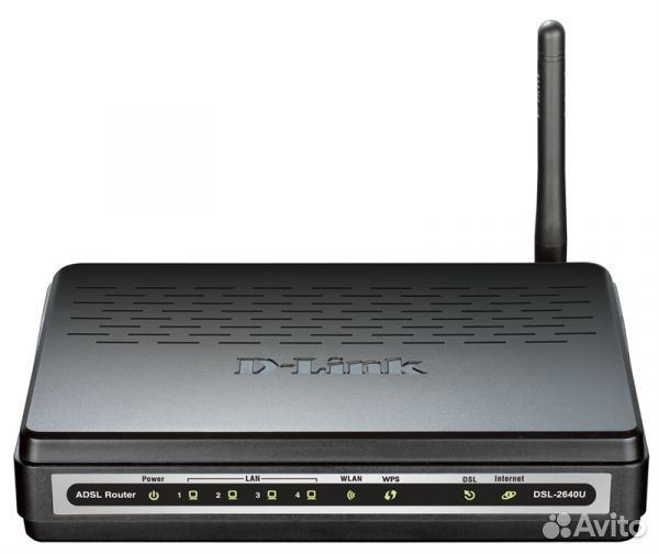 Рабочий роутер Wi-Fi D-link dsl 2640u, без блока п