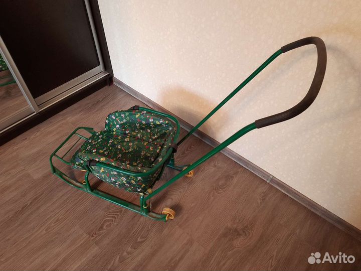 Детские санки с колесами