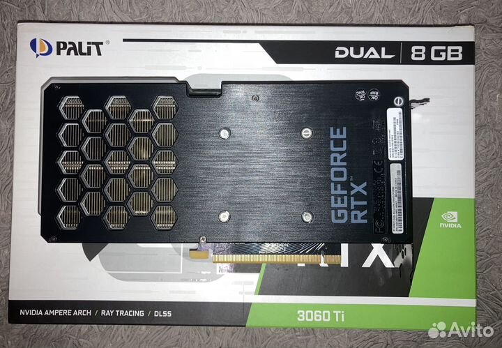 Видеокарта rtx 3060ti palit 8gb