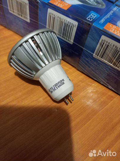 10 шт Светодиодная лампа Feron G5.3 3 Вт