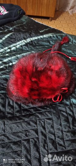 Шапка норковая женская бу