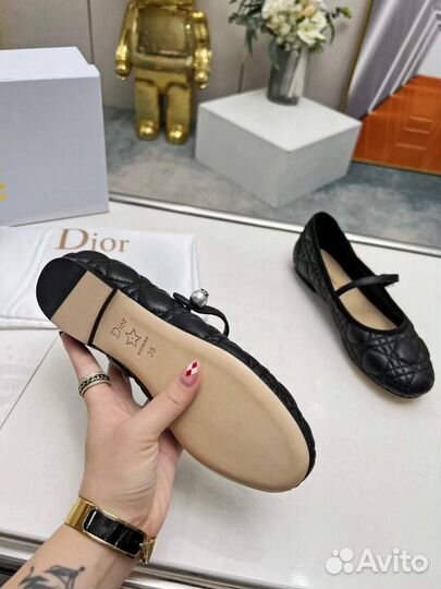 Балетки christian dior