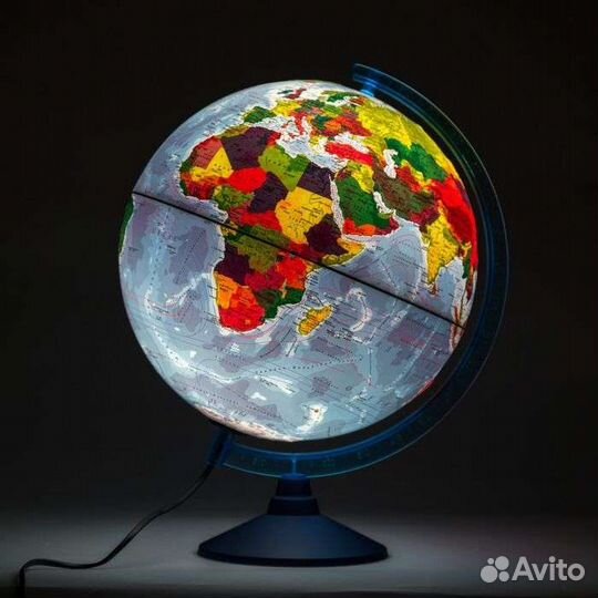 Глoбус физико-политический рельефный, 32 см