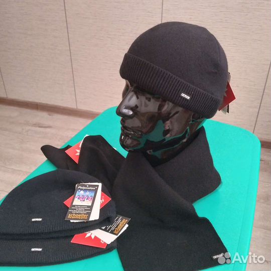 Шапка,шарф мужской