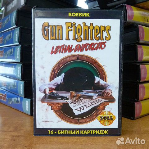 Картридж 16-бит Gun Fighters: Lethal Enforcers