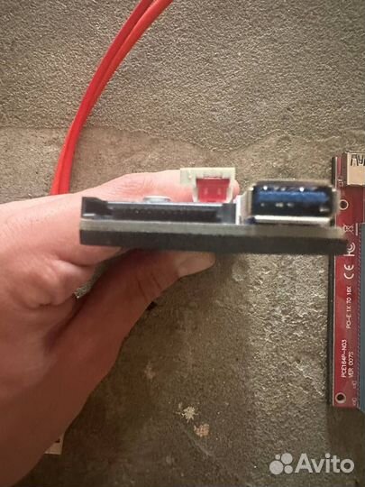 Райзер 008 и 007 Универсальный 6pin + molex + SATA