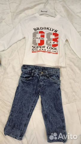 Детский джинсовый костюм объявление продам