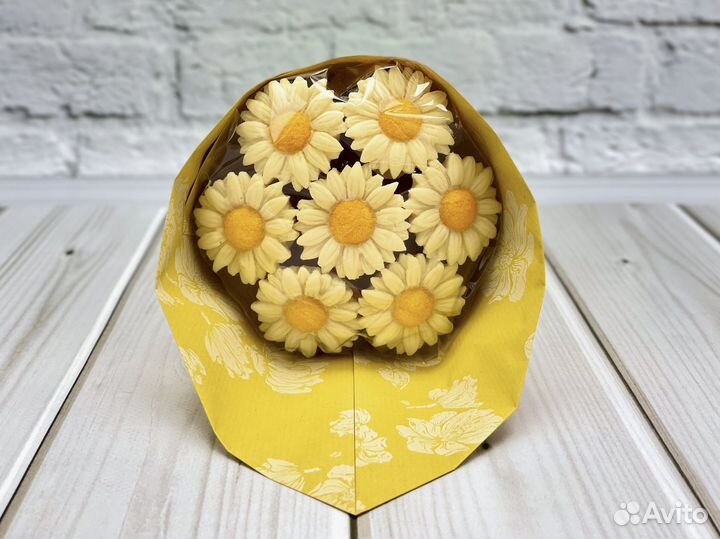 Ромашки из шоколада (7 шт)