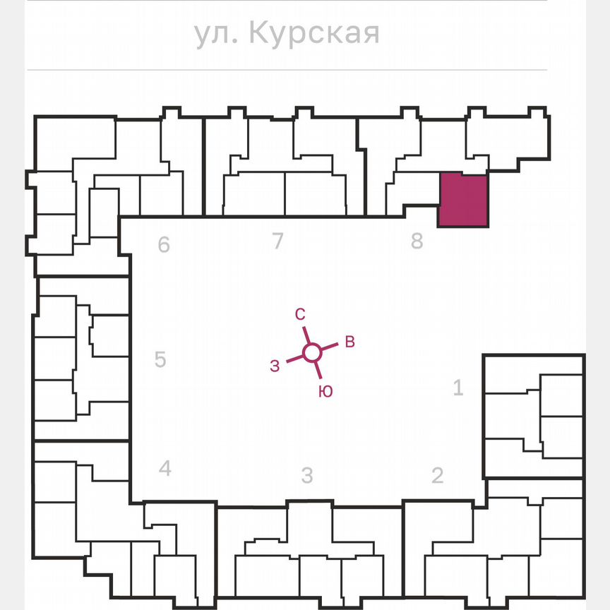 2-к. квартира, 57,8 м², 6/10 эт.