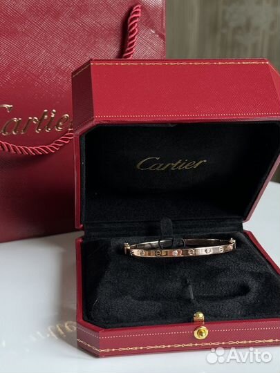 Браслет Cartier Love золотой