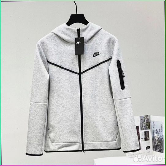 Зип худи Nike Tech Fleece (Арт товара: 41238)