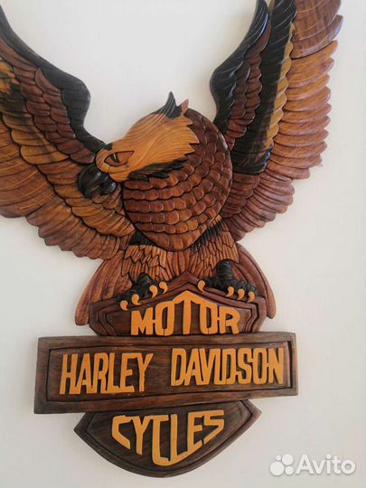 Эмблема орел Harley Davidson на стену