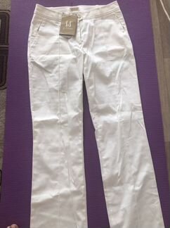 Брюки белые летние