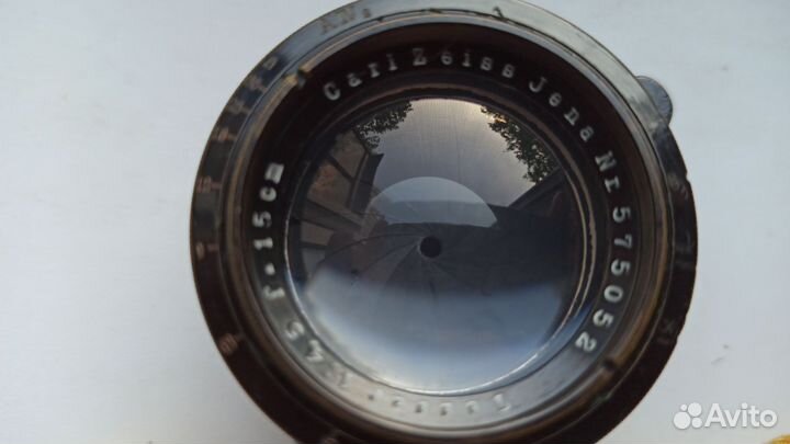 Фотообъектив Tessar 4,5/15cm Carl Zeiss Jena Germa