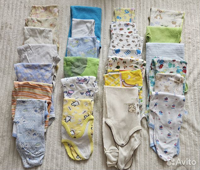 Вещи пакетом на мальчика 0-8 мес