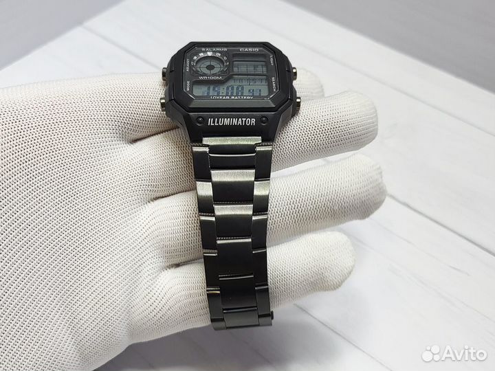 Часы Casio AE-1200 чёрные