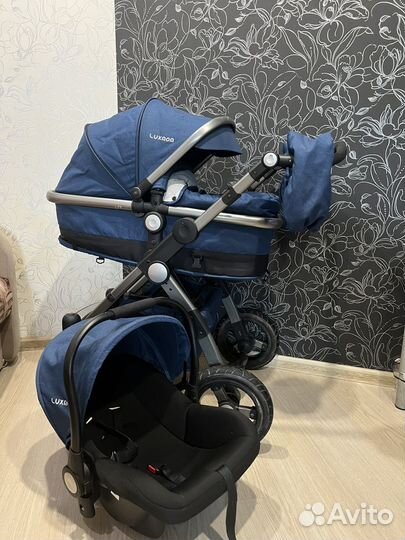 Коляска luxmom 3 в 1 бу