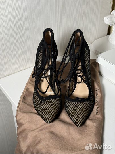 Gianvito rossi туфли 37 с завязками