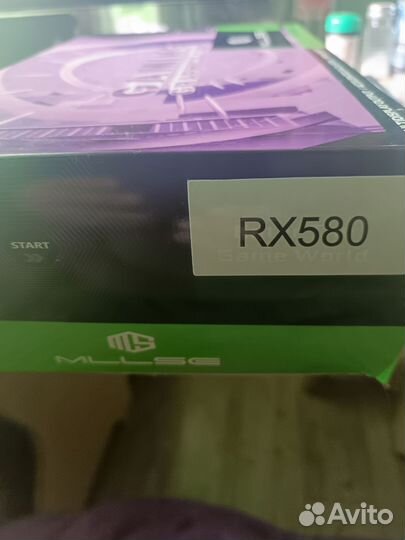 Видеокарта rx580 8gb