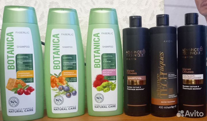 Avon,faberlic спреи для тела, гели для душа