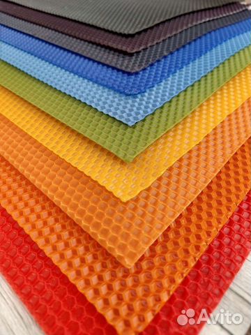 Цветная и неокрашенная вощина от 1кг