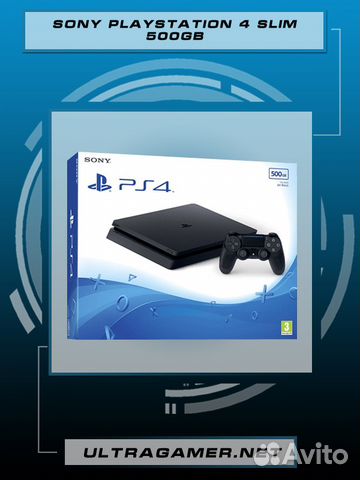 Sony PlayStation 4 slim 500Gb Black