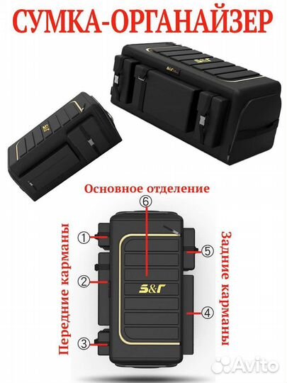 Сумка органайзер в багажник