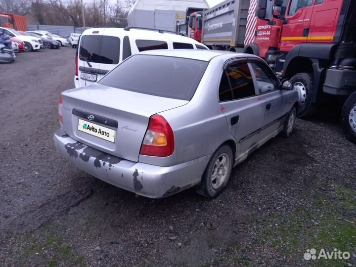Hyundai Accent 1.5 МТ, 2005, 200 000 км