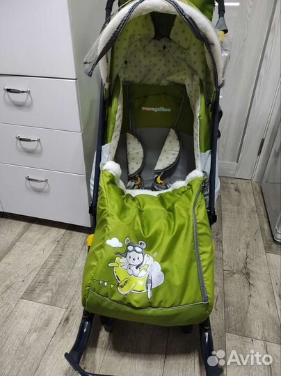 Детские санки коляска ника