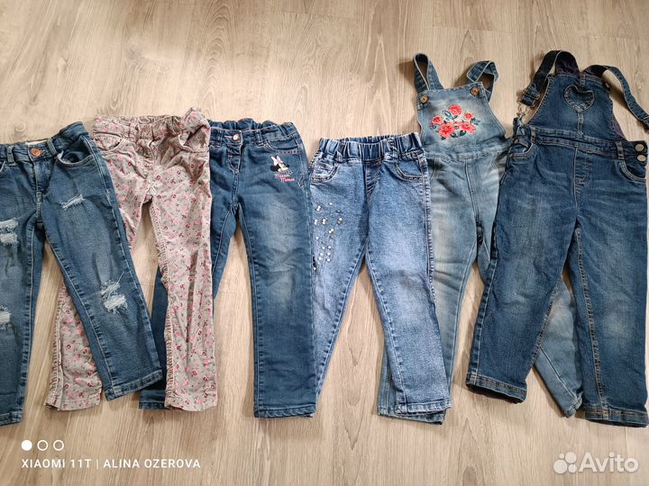 Большой пакет одежды для девочки