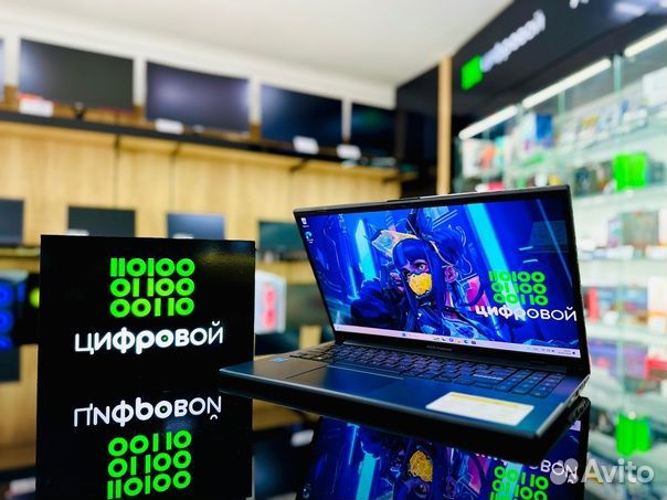 Новый мощный asus 15,6 oled/I3-N305/DDR4-8/SSD-256