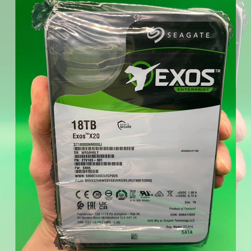 [ST18000NM000J] 18тб Seagate Exos St18000nm000j