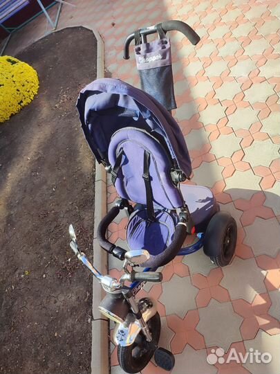 Детский велосипед с ручкой бу