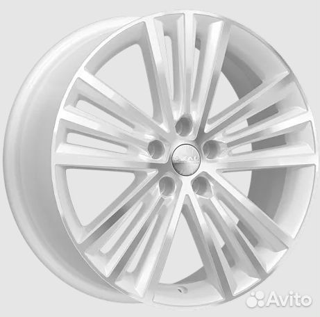 R19 5x112 7,5J ET43 D57,1 Скад Манчестер алмаз белый