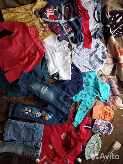 Пакет вещей на мальчика 92р