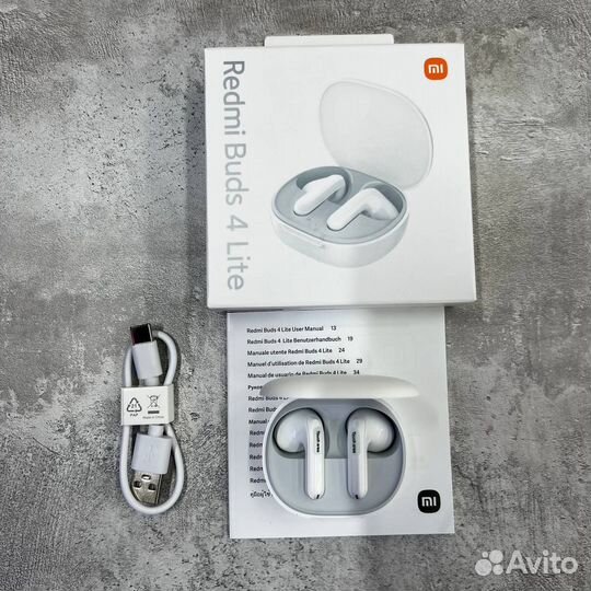 Беспроводные bluetooth наушники Redmi buds 4 lite