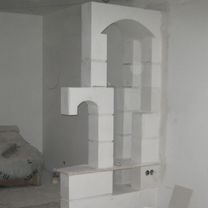 Кладка. Возведение перегородок, газоблок, кирпич, Шатура